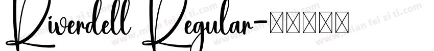 Riverdell Regular字体转换